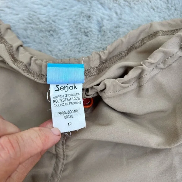 Y2K vintage amazing, extreme, low rise gorpcore utility Capri made in Brazil - Picture 9 of 16